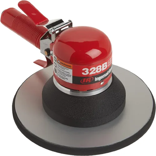 Ingersoll Rand Lijadora de aire orbital con engranaje de doble acción 328B, almohadilla adhesiva de 8 pulgadas, órbita de 5/32 pulgadas, 825 RPM,