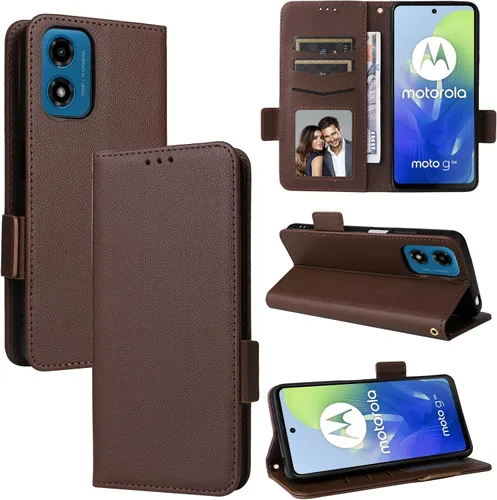 Miniatura 65 de Funda de piel sintética compatible con Motorola Moto E22 4G, funda de piel sintética compatible con Motorola Moto E22i 4G, color negro