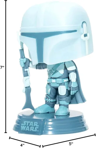 Miniatura 9 de Holograma Mandaloriano POP (Star Wars) Funko brilla en la oscuridad exclusivo