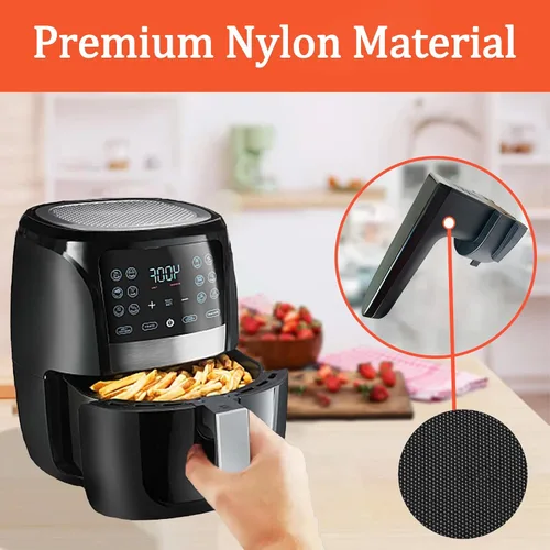 Miniatura 2 de Piezas de repuesto de mango de freidora de aire para freidora de aire 5QT Gourmia GAF556, mango de freidora de aire premium para freidora de aire