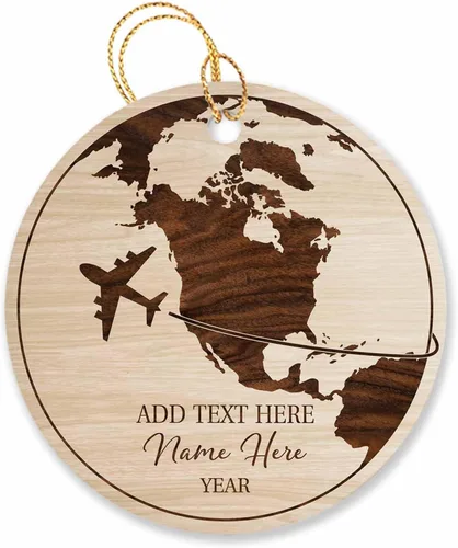 Miniatura 23 de Adorno de Navidad personalizado para artista, regalo de adorno de artista para árbol de Navidad, adorno de Navidad de pintor 2026, texto