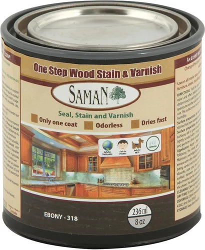 Miniatura 17 de SamaN Interior One Step Sellador, Tinte y Barniz para Madera – Tinte a Base de Aceite Sin Olor - Protección para Muebles y Madera Fina