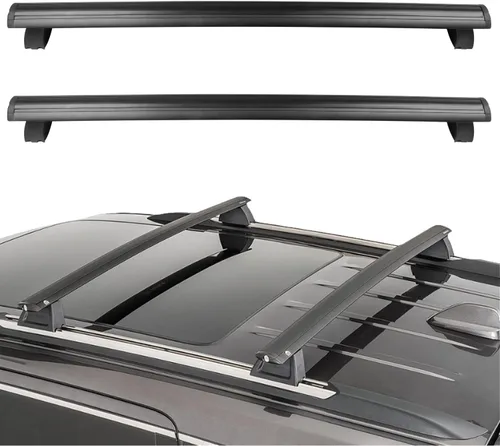 OCPTY Barras transversales para portaequipajes para Jeep Grand Cherokee 2011 2012 2013 2014 2015 2016 2017 2018 2019 2020 2021 con rieles laterales