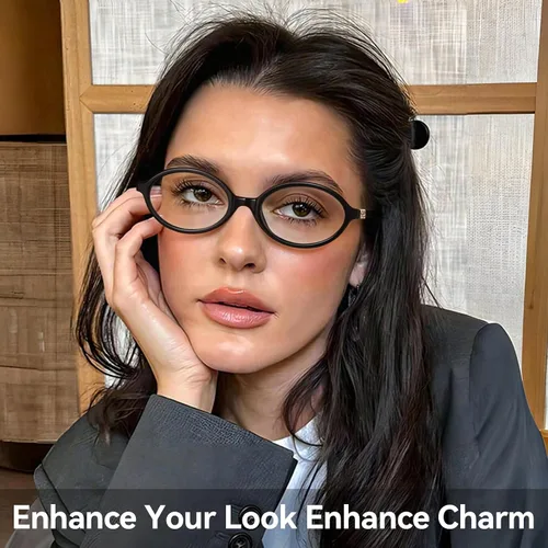 Miniatura 3 de Dollger Oval Blue Light Glasses for Women Men Fashion Retro 90s Small Frame Computer Glasses