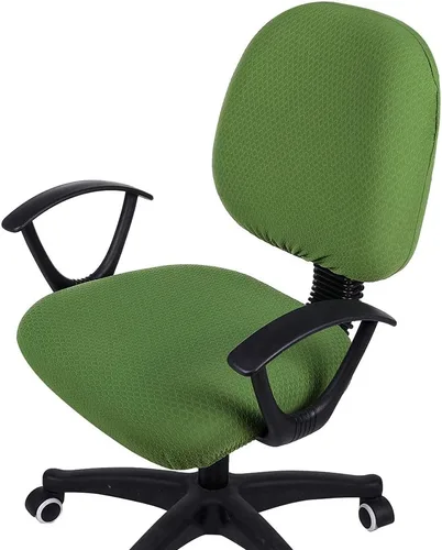 Miniatura 54 de Smiry - Fundas de asiento elásticas para silla de oficina con diseño jacquard, desmontables, lavables, antipolvo, protectores para cojines de silla