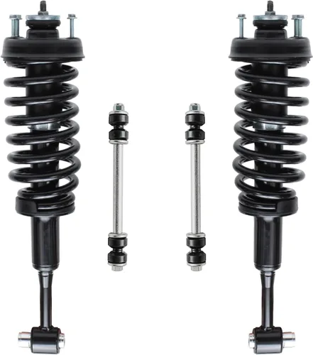 Miniatura 22 de Detroit Axle - Kit de puntales delanteros para Jeep Grand Cherokee 2005-2010 2006-2010 Commander 2007 2008 2009, 2 montajes rápidos de 2 barras