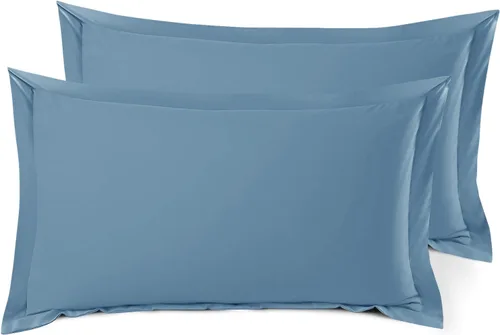 Miniatura 113 de Nestl Juego de 2 fundas tipo sham de almohada suaves - Fundas de almohada de microfibra de doble cepillado - Fundas de almohada de cama premium