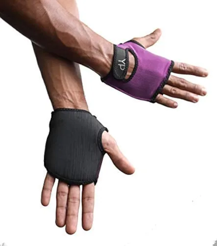Miniatura 10 de YogaPaws Elite - Guantes acolchados antideslizantes para mujeres y hombres para yoga, yoga de potencia, pilates, ciclismo, crossfit, ejercicio al