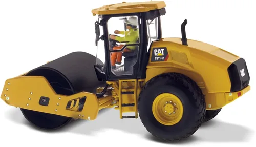 Miniatura 7 de Diecast Masters Compactador de suelo Caterpillar CS11 GC 1:50 High Line Series Cat Trucks & Construction Equipment Scale Model Collectible 85589