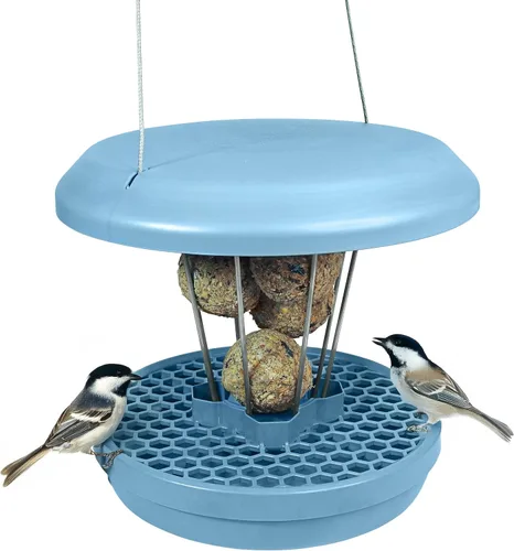 Miniatura 20 de SWISSINNO Anillo Bloqueador de Aves Grandes, Transparente, Previene que las Palomas, Cuervos y Otras Aves Grandes No Deseadas Asusten a las Aves Más