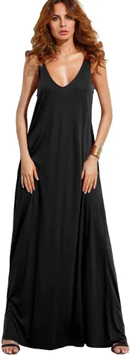 Miniatura 3 de Verdusa - Vestido largo para mujer con cuello en V profundo sin mangas de verano para la playa estilo casual