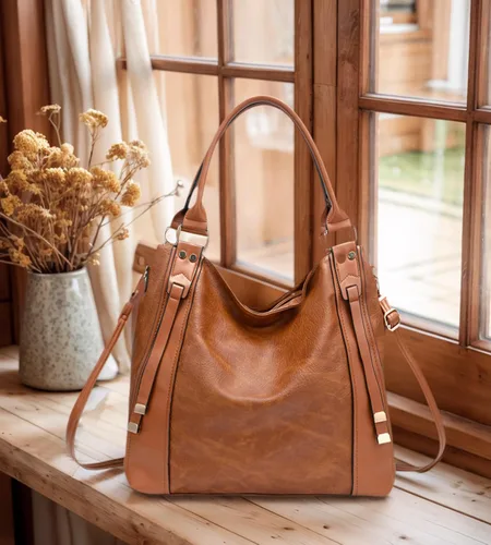 Miniatura 3 de myfriday Bolso de mano de piel sintética suave para mujer, bolso de mano grande para mujer, bolso de hombro holgado y bolso de mano con correa