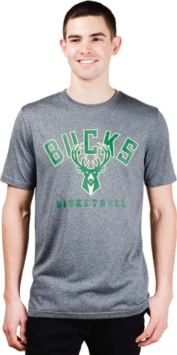 Miniatura 11 de Ultra Game Camiseta de manga corta oficial de la NBA para hombre Gris Carbón jaspeado
