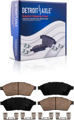 Miniatura 30 de Detroit Axle - Pinza de disco del lado del acompañante + pastillas de freno de cerámica de repuesto para Lexus HS250H Toyota RAV4 Prius V Scion xB