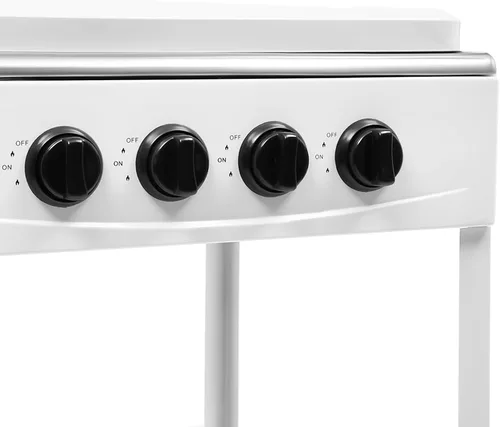 Miniatura 8 de Estufa de gas de 4 quemadores, estufa portátil para exteriores con soporte de almacenamiento extraíble para camping, picnic, hogar, autocaravana