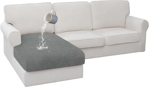 Miniatura 135 de Fundas de cojín impermeables para sofá, funda elástica lavable con diseño elástico antideslizante, protector de muebles para mascotas y niños