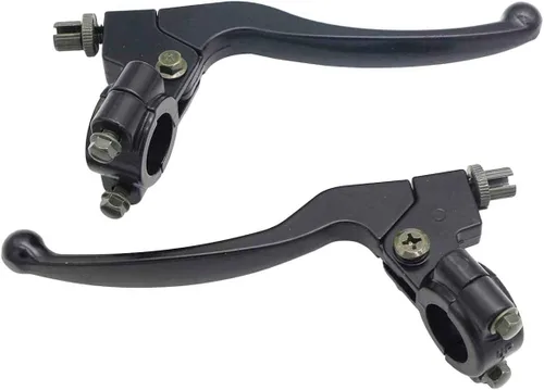 Miniatura 3 de Manillar de la barra del acelerador agarres cable de agarre + izquierda derecha 7/8 pulgadas embrague palanca palanca palanca percha para mini Baja