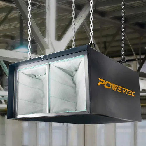 Miniatura 5 de POWERTEC Filtro de aire interior de 1 micrón para WEN 3410, POWERTEC AF4000/AF4001, sistema de filtración de aire Shop Fox W1830, repuesto