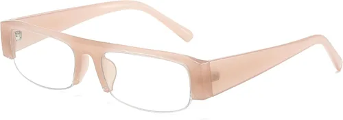 Miniatura 8 de SODQW Office-Siren Y2K - Lentes de luz azul para mujer, rectangulares, con marco semi sin montura antiluz azul, lentes de computadora 01-Negro