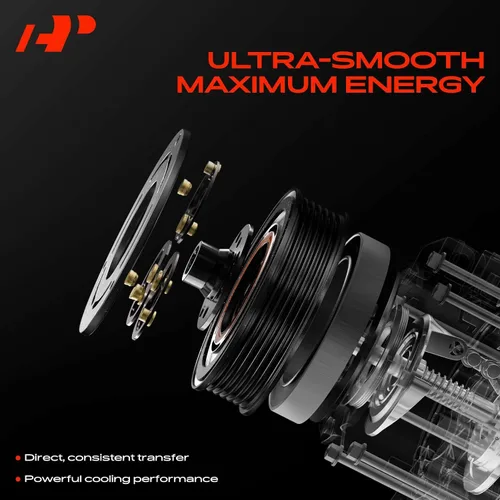 Miniatura 7 de A-Premium Kit de embrague del compresor del A/C compatible con Honda Civic 1.7L 2001-2005