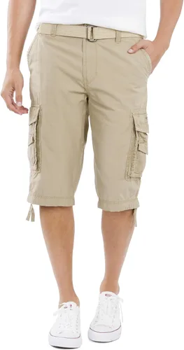Unionbay Cordova pantalones cortos de mensajero tipo cargo, con cinturón, tallas regular y grande, para hombre