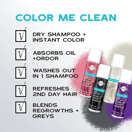 Miniatura 3 de Keracolor Color Me Clean Dry Shampoo Carbón