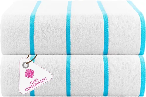 Miniatura 72 de CASA COPENHAGEN Solitaire Juego de 6 toallas - Negro, 600 GSM 2 toallas de baño 2 toallas de mano 2 toallitas, diseñadas en Dinamarca, hechas