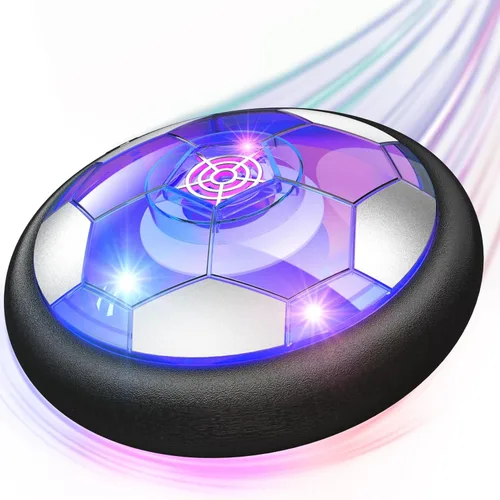 Pelota de Fútbol Flotante Juguetes para Niños y Niñas de 3 4 5 6 7 8-12 Años, Pelota Flotante Recargable con Luces LED Coloridas y Espuma