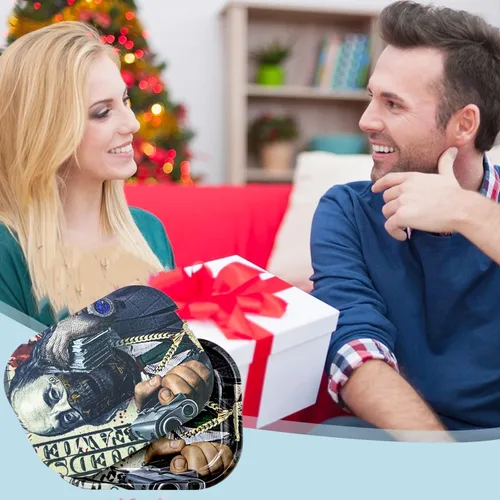 Miniatura 7 de Pequeñas bandejas de metal con tapa magnética suave de PVC Bandeja de metal con tapa de cubierta Bandeja decorativa pequeña y bonita Ideal