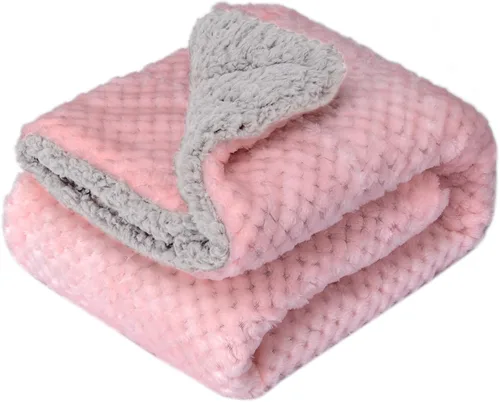 Miniatura 43 de Manta o manta mullida para bebé, suave, cálida y acogedora manta de vellón coral para niños pequeños, bebés o recién nacidos, para cuna, cochecito