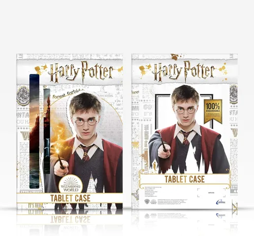 Miniatura 7 de Head Case Designs Funda de piel con licencia oficial de Harry Potter Gryffindor Deathly Hallows II, compatible con Apple iPad 10.2 2019/2020/2021