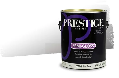 Miniatura 893 de Pintura Exterior + imprimación PRESTIGE, todo-en-uno, 1 galón, acabado mate, color comparable al Valspar* Royal Gray* VS151-Gris real