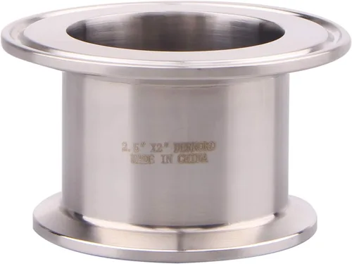 Miniatura 36 de DERNORD Reductor Concéntrico Sanitario Abrazadera Triple Trébol de Acero Inoxidable 304 Tapa de Montaje Sanitaria Reductora