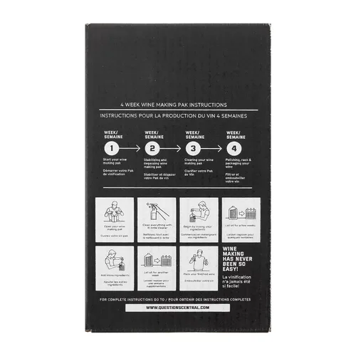 Miniatura 4 de Fontana French Cabernet Sauvignon Wine Kit Ingredientes: Kit de bricolaje de 6 galones, hace 30 botellas de vino