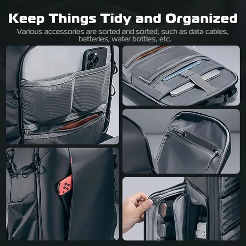 Miniatura 4 de ULANZI Mochila para Cámara Profesional, Bolsa de Fotografía Resistente al Agua, Estuche Antirrobo de Viaje para Fotógrafos, Cámara DSLR sin Espejo