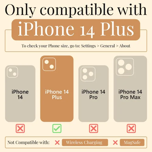 Miniatura 164 de Fundas Walli para iPhone 13, funda tipo cartera con soporte para tarjetas, elegante y moderna cubierta para mujeres, se ajusta al iPhone 13