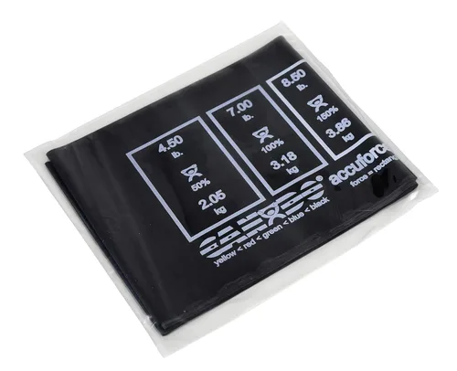 Miniatura 16 de CanDo 10-5918 AccuForce - Banda de ejercicio, rollo de 6 yardas, juego de 5 piezas, amarillo a negro