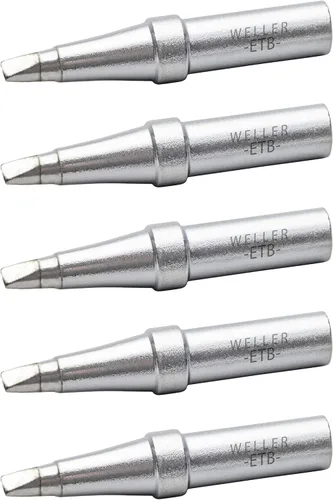Weller WE1010 Genuine Weller - Juego de puntas de soldadura (ETB-5), destornillador, 0.093 pulgadas/0.094 in, 5 unidades