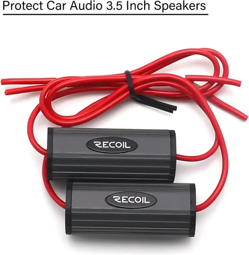 Miniatura 2 de RECOIL BB-35 Bloqueadores de graves diseñados para proteger audio de coche, parlantes de 3.5 pulgadas, eliminan frecuencias 0-2.8kHz a 4 Ohmios, par
