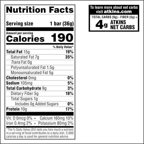 Miniatura 2 de Atkins Galletas de proteína crocantes, 305405, Peanut Butter, 1