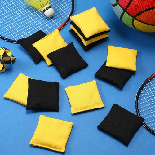 Miniatura 5 de Sotiff 24 bolsas de frijoles de nailon para niños, lanzar deportes divertidos al aire libre, juegos familiares para carnaval, juguete patriótico