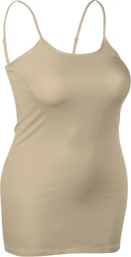 Miniatura 107 de Emmalise Camisola larga casual básica para mujer, con tirantes ajustables, top en capas