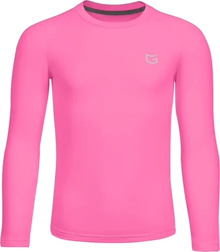 Miniatura 15 de G Gradual Camiseta Térmica de Compresión para Niños Jóvenes de Manga Larga con Forro Polar Camiseta Interior para Niños Fútbol Americano Béisbol