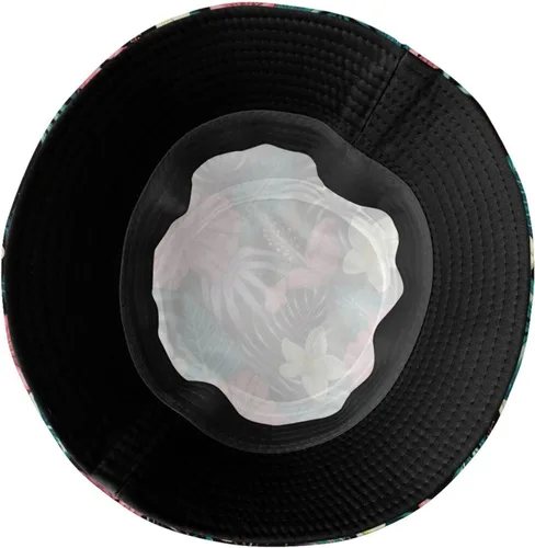 Miniatura 5 de Sombrero de sol hawaiano con flores hawaianas para hombres y mujeres, protección solar, sombreros de ala ancha, plegable, gorra Boonie de viaje