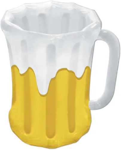 Miniatura 9 de Beistle Hielera inflable de la taza de cerveza del Oktoberfest – Enfriador de bebidas, contenedores de bebidas para fiestas, enfriador de bebidas