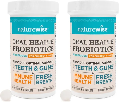 Miniatura 13 de Probióticos masticables para salud oral NatureWise, protección clínicamente comprobada para dientes y encías , 1, 1