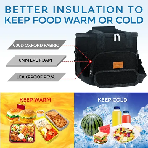 Miniatura 5 de Portable Soft Cooler Bag - 24/60 Can Insulated Camping Cooler, Leakproof Collapsible Soft Sided Cooler for Drink, Suitable for Picnic, Beach