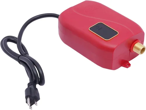Miniatura 2 de Calentador de agua eléctrico pequeño sin tanque, calentador de agua instantáneo de 110 V, 3000 W, bajo demanda, para cocina debajo del fregadero
