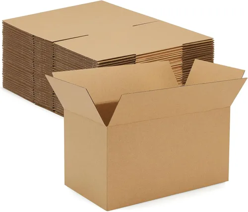 Miniatura 13 de Eupako Cajas de envío pequeñas, 6 x 4 x 4 x 4, paquete de 30 unidades, cajas de cartón corrugado, cajas de cartón para embalaje de pequeñas Blanco