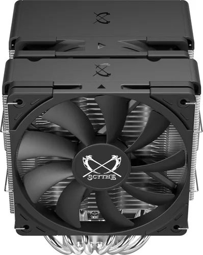 Miniatura 2 de Scythe Fuma 3 - Ventilador de CPU, Intel LGA1700, LGA1151, AMD AM5/Ryzen, torres duales de 120 mm, cubierta superior negra